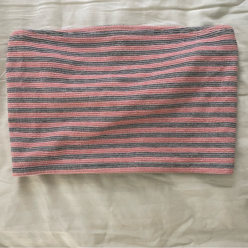 Striped tube top